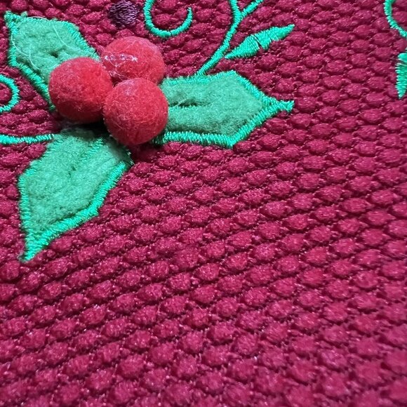 Christmas Stocking Fleece 3D Santa Candy Cane Sleigh Presents Prima Creations - Picture 7 of 12